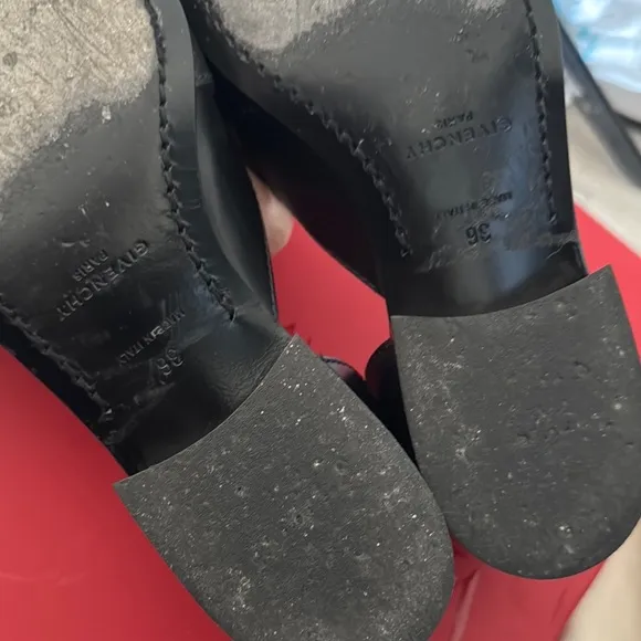 Givenchy Black Leather Women's Shoes
