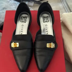 Givenchy Black Leather Women's Shoes