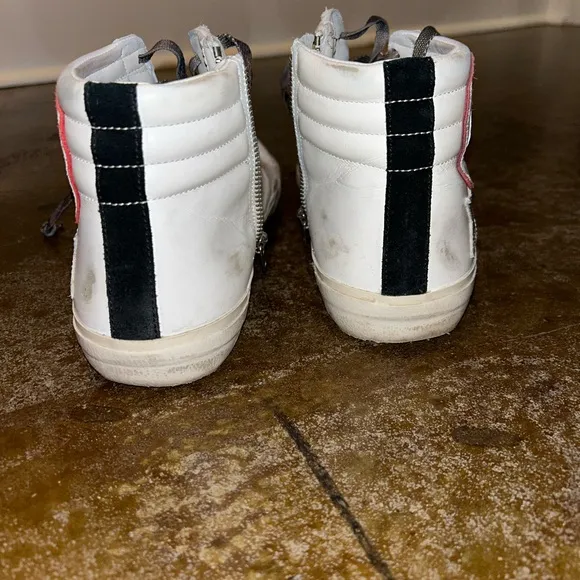 Golden Goose Men's White High-Top Sneakers