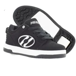Heelys Voyager Black and White Shoes Size 3Y