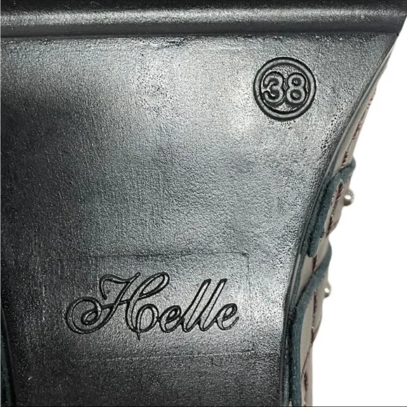 Helle Shoes Clogs Brown Leather