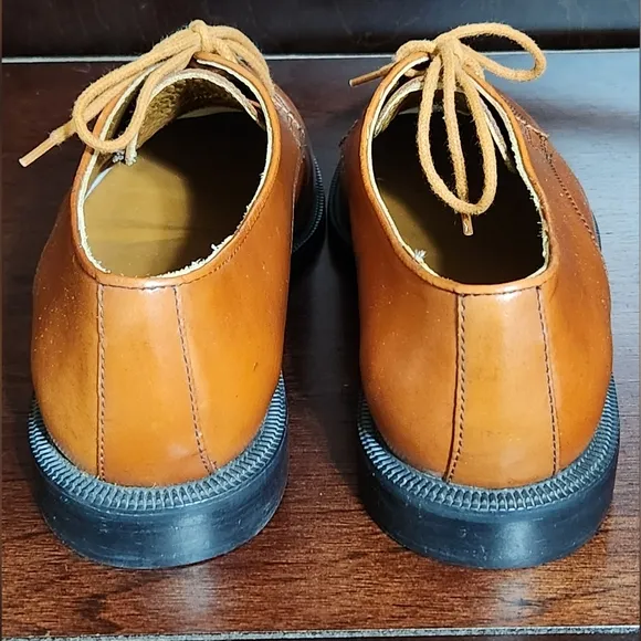 Henry Grethel Mens Genuine Leather Oxford Lace Up Dress Shoes Made Brazil Sz 8.5