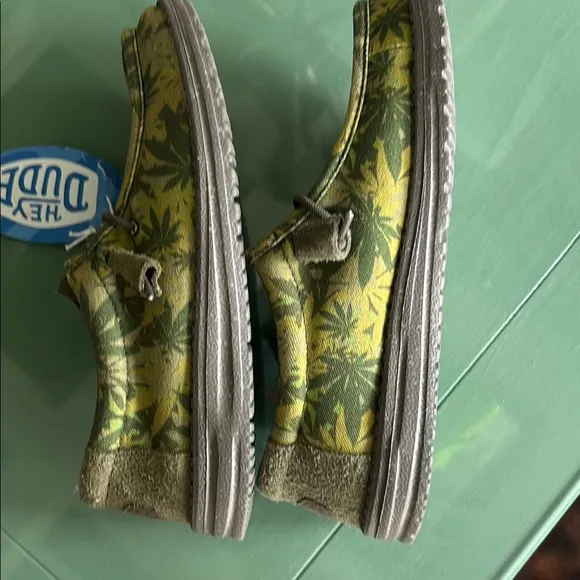 Hey Dude Leaf Print Shoes