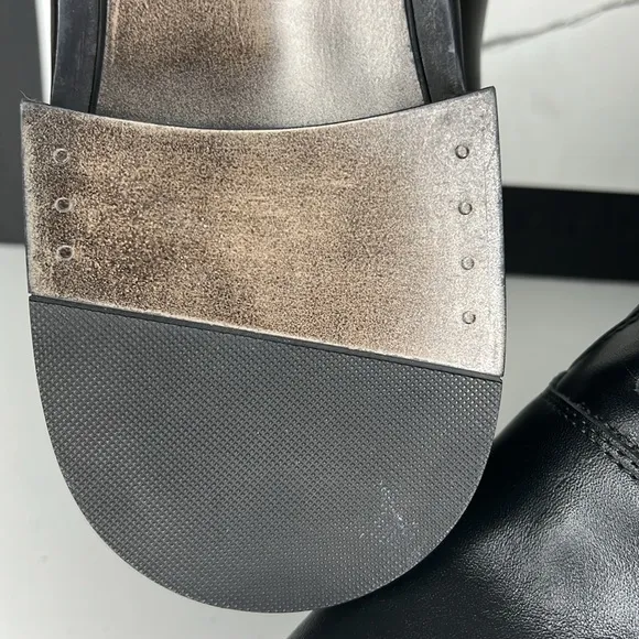 Hockerty Black Tie Shoes in black leather Men’s Size 9