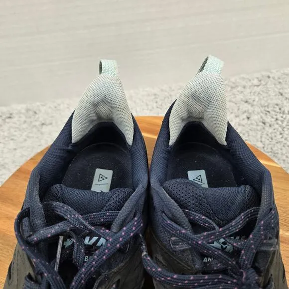 Hoka One One Anacapa Breeze Low Navy Athletic Trail Running Shoes Womens 8 B