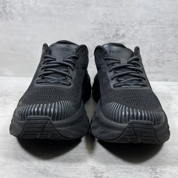 Hoka One One Bondi 7 Running Shoes - Women's Size 7 - Triple Black  This item is