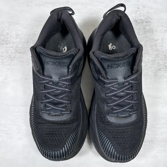 Hoka One One Bondi 7 Running Shoes - Women's Size 7 - Triple Black  This item is