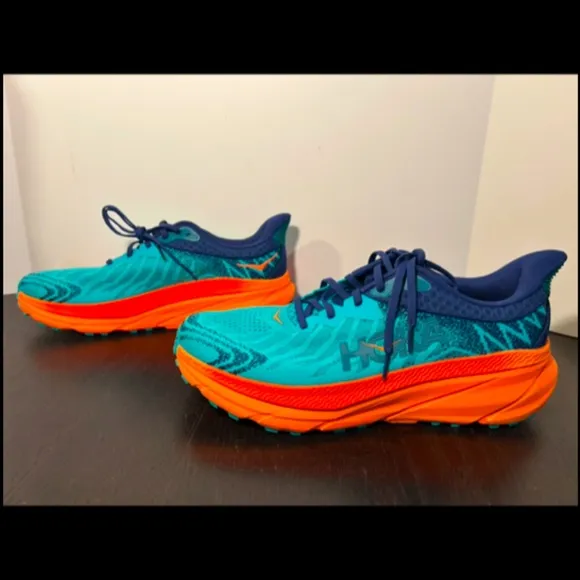 Hoka One One Challenger ATR 7 Trail Running Shoes Ceramic Mens 11.5 Wide 2E