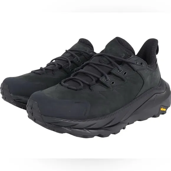Hoka One One Kaha 2 Low GTX Gore-Tex Black Hiking Shoe Black 9.5D
