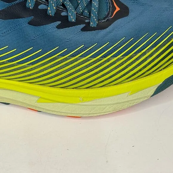 Hoka One One Shoes Mens Sz 12.5 Blue Coral/Evening Primrose Torrent 2 Trail Run