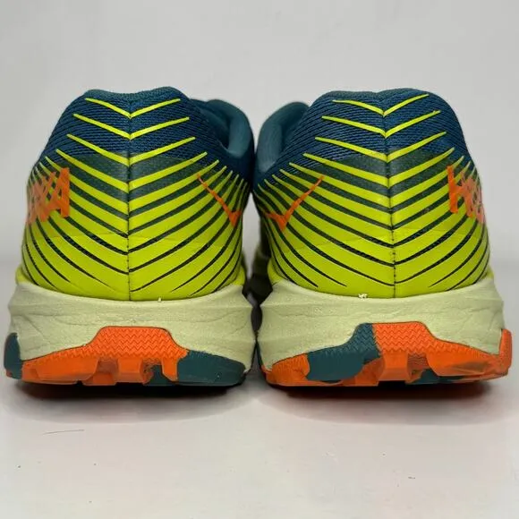Hoka One One Shoes Mens Sz 12.5 Blue Coral/Evening Primrose Torrent 2 Trail Run