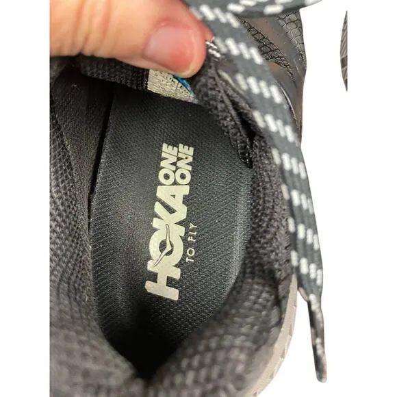 Hoka One One Skyshell Waterproof Vibram Trail Running Shoes – Men’s Size 9 Black