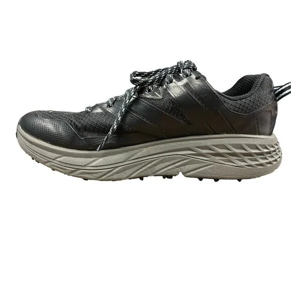 Hoka One One Skyshell Waterproof Vibram Trail Running Shoes – Men’s Size 9 Black