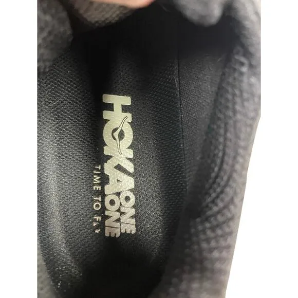 Hoka One One Skyshell Waterproof Vibram Trail Running Shoes – Men’s Size 9 Black