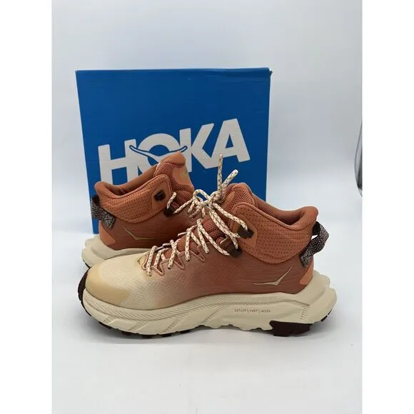 Hoka One One Trail Code GTX Womens Size 9.5 B Hiking Shoes Sun Baked Shortbread