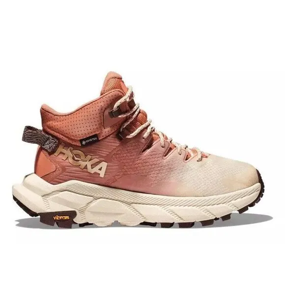 Hoka One One Trail Code GTX Womens Size 9.5 B Hiking Shoes Sun Baked Shortbread