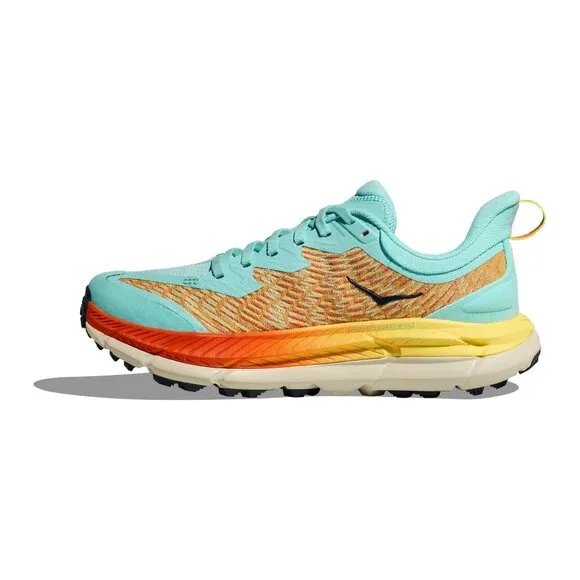 Hoka Shoes Mafate Speed 4 Cloudless Sherbert Lace Up Sneakers