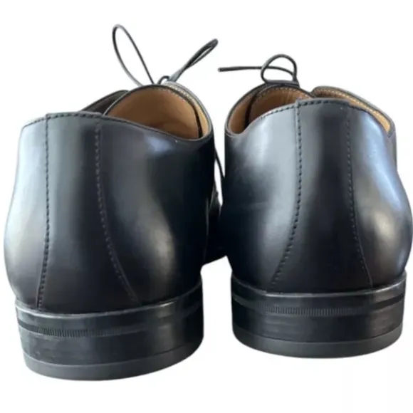 HUGO BOSS Leather Dress Shoes Kensington Derby - Made in Italy - Size 10
