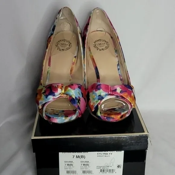 I. Miller Eylyna_yy Floral Print High Heel Shoes
