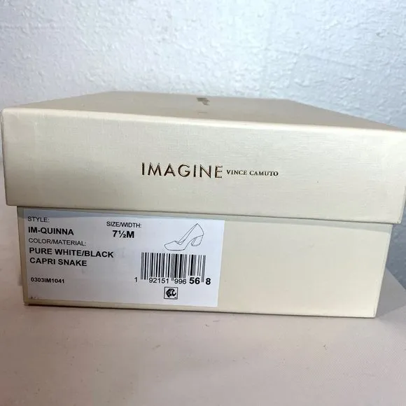 Imagine Vince Camuto Quinna Capri Snake Pump NEW