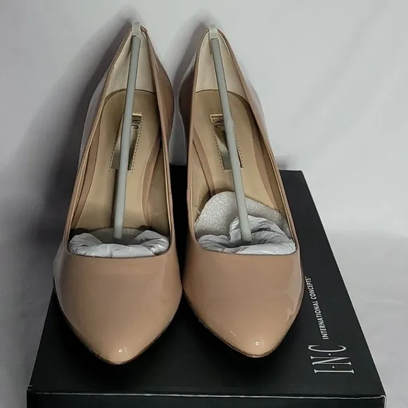 Inc International 3 inch nude color shoes