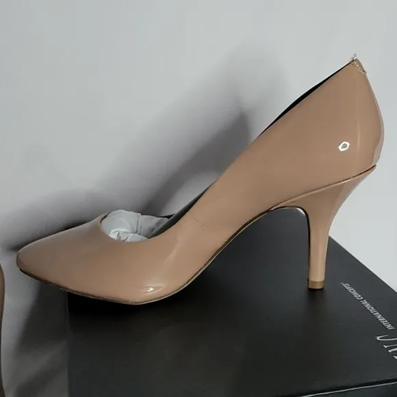 Inc International 3 inch nude color shoes