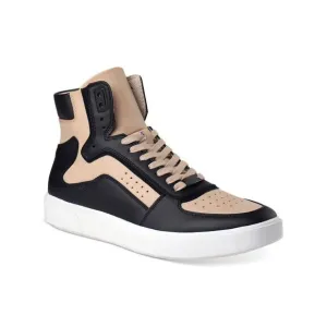 INC Mens Black Comfort Keanu Round Toe Platform Athletic Sneakers Shoes 11 M