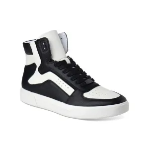 INC Mens Black Comfort Keanu Round Toe Platform Athletic Sneakers Shoes 8.5 M
