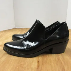 INTENTIONALLY BLANK Meds Loafer Black Patent Leather Shoes Sz EU 39/8.5-9 US