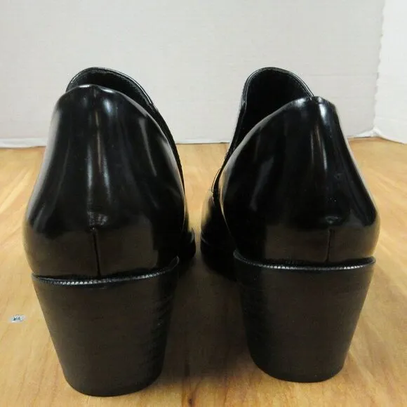 INTENTIONALLY BLANK Meds Loafer Black Patent Leather Shoes Sz EU 39/8.5-9 US