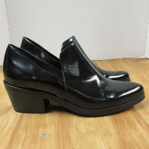 INTENTIONALLY BLANK Meds Loafer Black Patent Leather Shoes Sz EU 39/8.5-9 US