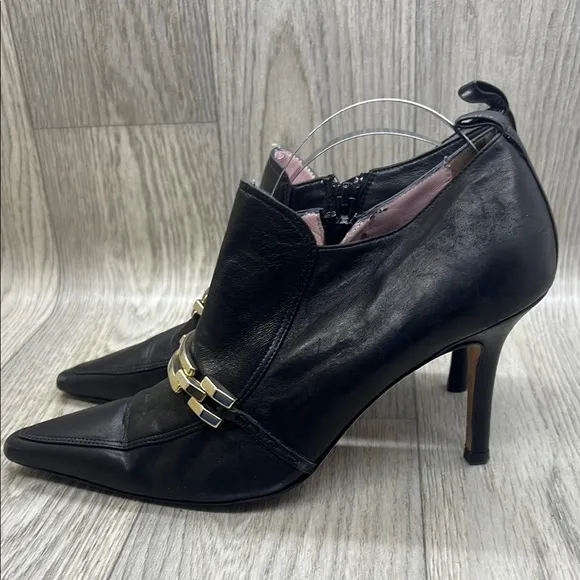 Isaac Mizrahi Leather Ankle Boot