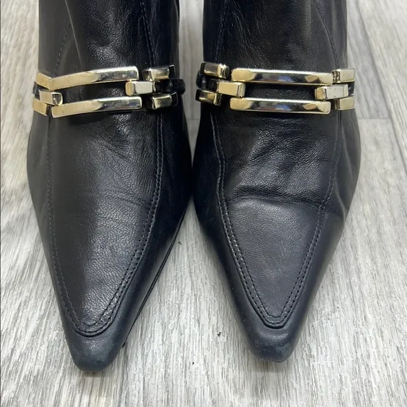 Isaac Mizrahi Leather Ankle Boot