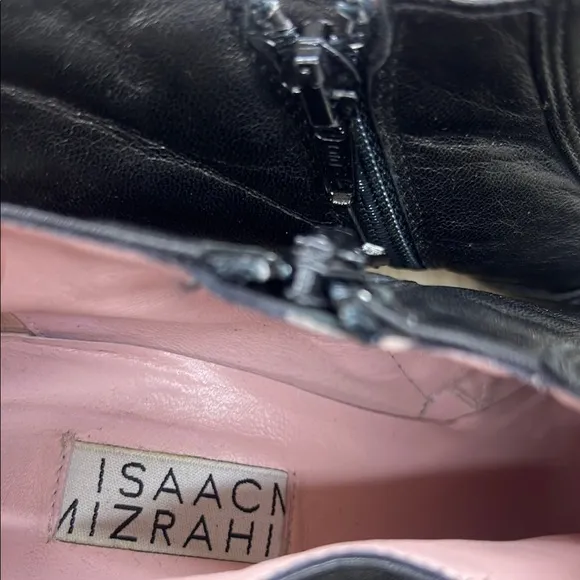 Isaac Mizrahi Leather Ankle Boot