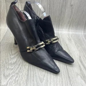 Isaac Mizrahi Leather Ankle Boot
