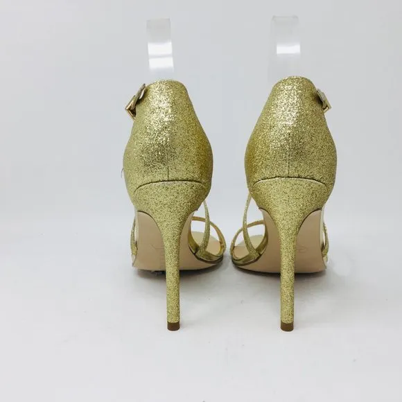 Ivanka Trump Duchess 2 Gold Texture Strappy Sandal
