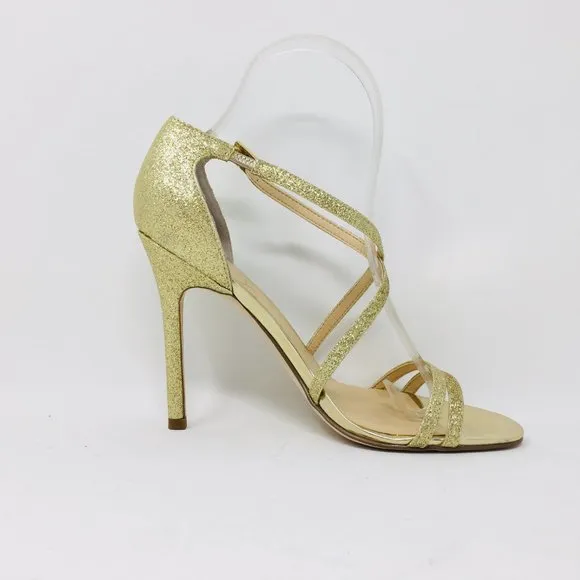 Ivanka Trump Duchess 2 Gold Texture Strappy Sandal