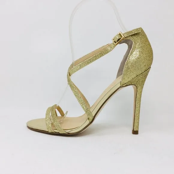 Ivanka Trump Duchess 2 Gold Texture Strappy Sandal