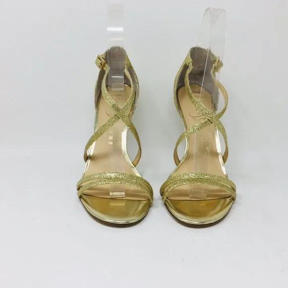 Ivanka Trump Duchess 2 Gold Texture Strappy Sandal