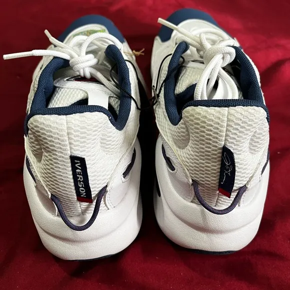 Iverson Reebok Men's  SOLUTION MID White Basketball Shoes GY0935 Size: 14, NWT