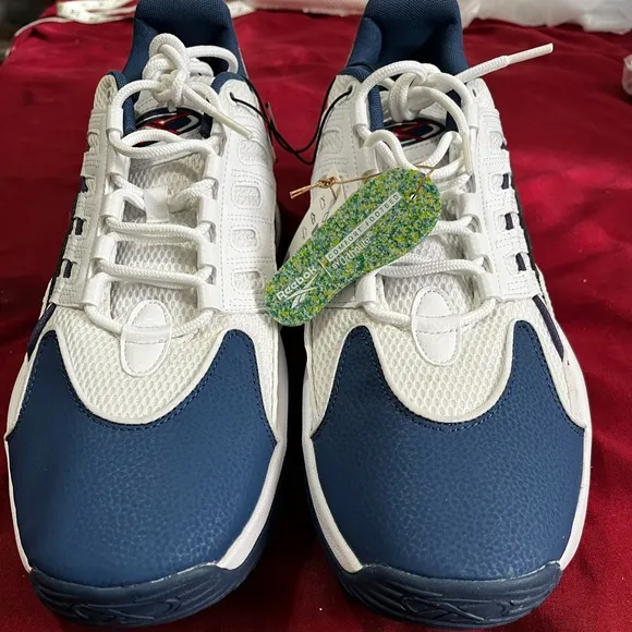 Iverson Reebok Men's  SOLUTION MID White Basketball Shoes GY0935 Size: 14, NWT