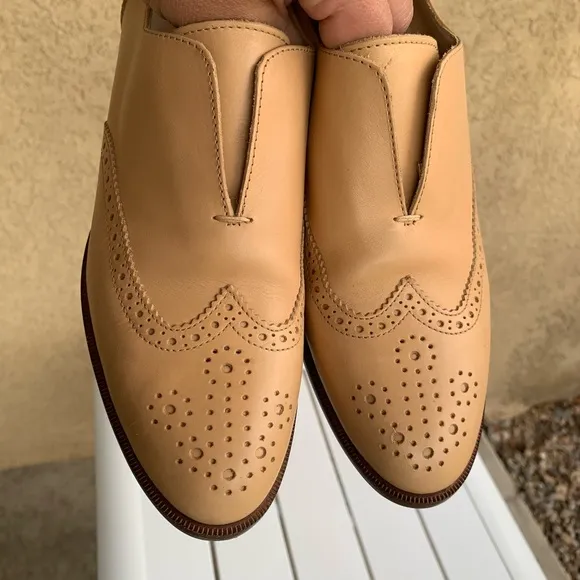 J. Crew Oxford shoes nude leather size 7.5