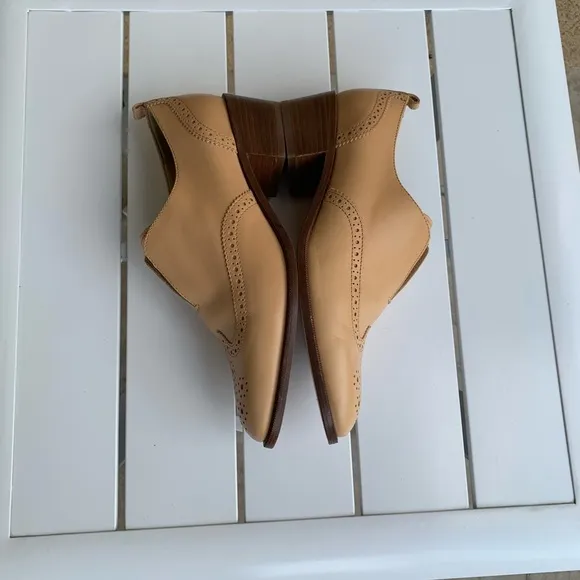 J. Crew Oxford shoes nude leather size 7.5
