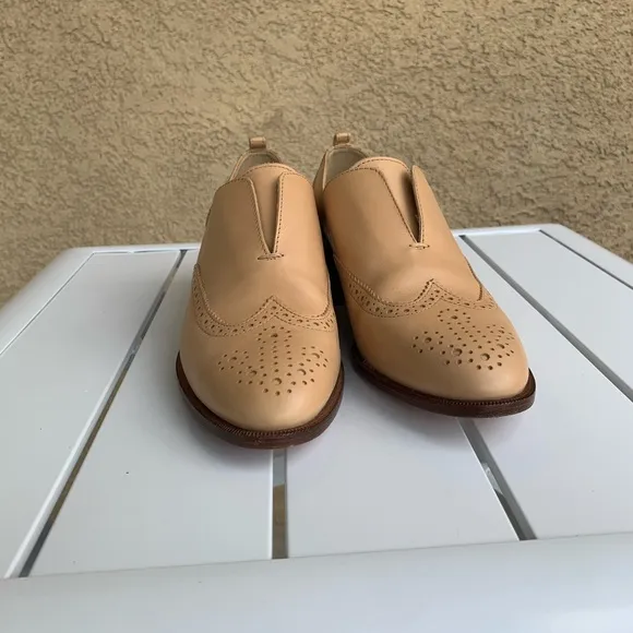 J. Crew Oxford shoes nude leather size 7.5