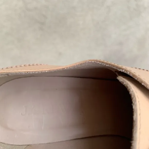 J. Crew Oxford shoes nude leather size 7.5
