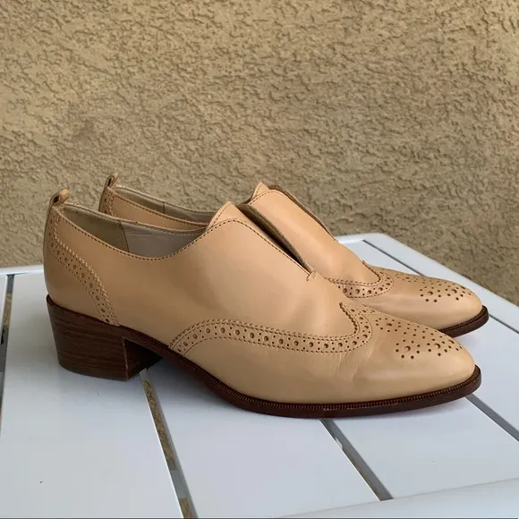 J. Crew Oxford shoes nude leather size 7.5