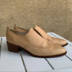 J. Crew Oxford shoes nude leather size 7.5