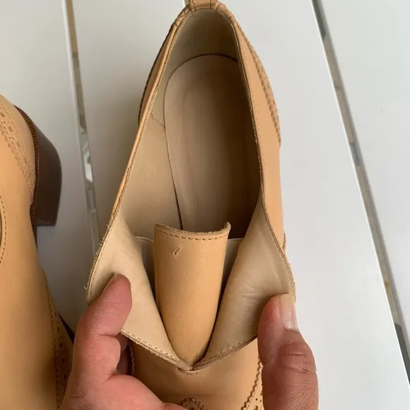 J. Crew Oxford shoes nude leather size 7.5