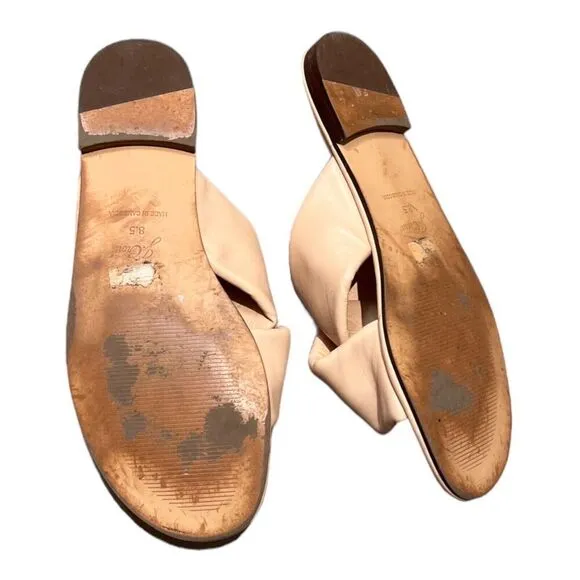 J. CREW Shoes Women's 8.5 Pink Sandal Menorca Padded Cross-Strap BE789 Open Toe