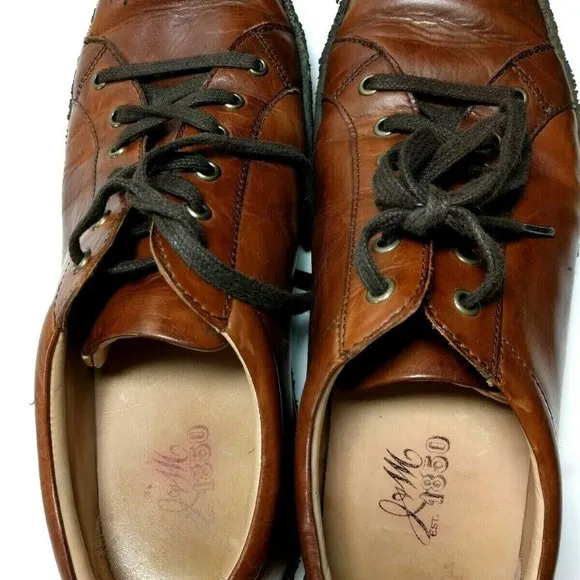 J&amp;M Johnston &amp; Murphy 1850 Sneakers Crepe Sz 8 D
